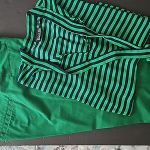 2pc Green Capri Set
